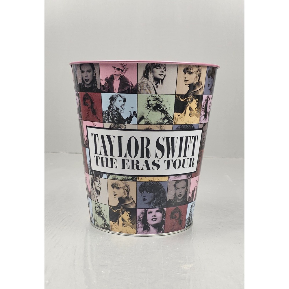 AMC Exclusive Taylor Swift- The Eras Tour Movie Popcorn Bucket Tin Souvenir NEW
